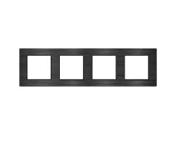 UNIC R�me�ek 295mm pro 4 moduly, slitina hlin�ku �ern� - 328 K�