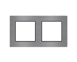 UNIC R�me�ek 153mm pro 2 moduly, slitina hlin�ku �ed� - 128 K�