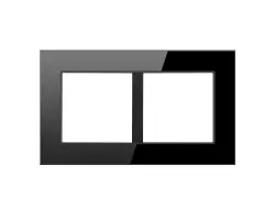 SRAN �ern� sklo R�me�ek pro 2 moduly  - 50 K�