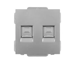 SRAN �ed� Modul MDN2RJ45 Z�suvka 2xRJ45 do r�me�ku - 40 K�