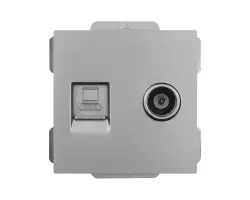 SRAN �ed� Modul MDNRJ45+TV Z�suvka RJ45+TV do r�me�ku - 40 K�
