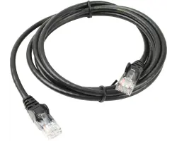 UTP s�ov� kabel Patch RJ45 CAT5e 2m �ern� - 28 K�