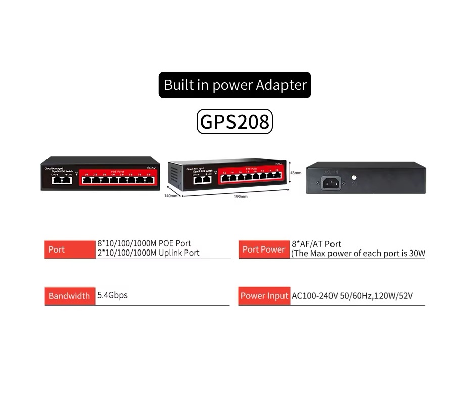 Pln gigabitov POE switch s pokroilou cloudovou sprvou, navren pro maximln vkon a flexibilitu va st.