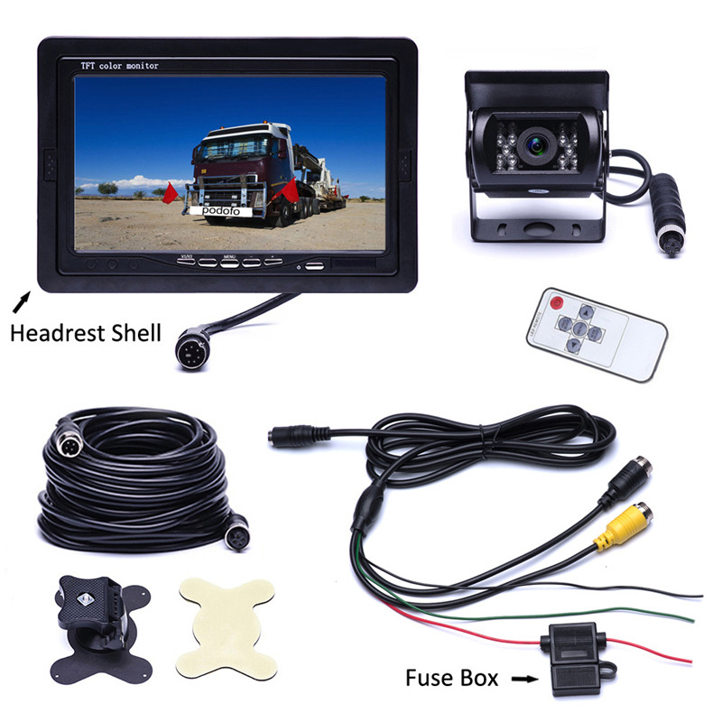 Kompletn parkovac set s AHD kamerou a 7" monitorem