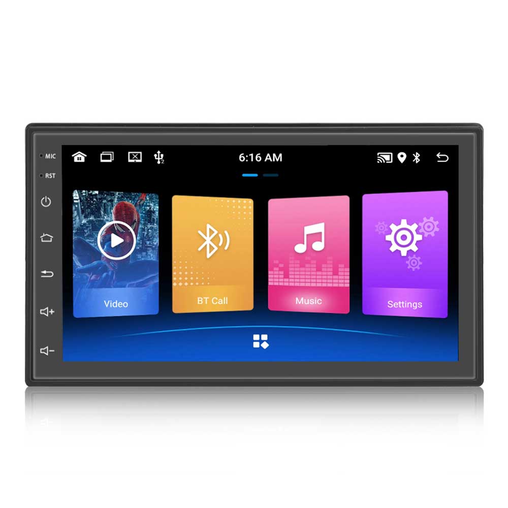 2DIN Autorádio 7" A2749 Android 10.0, Přehrávač s GPS WIFI BT FM Phone Link USB