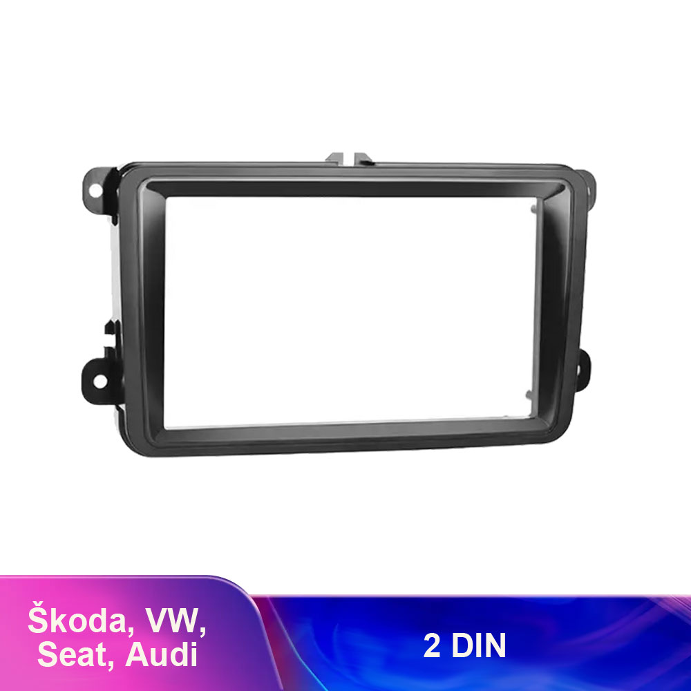 Redukční rámeček VW-007 pro 2DIN autorádio Škoda, VW, Seat , Audi