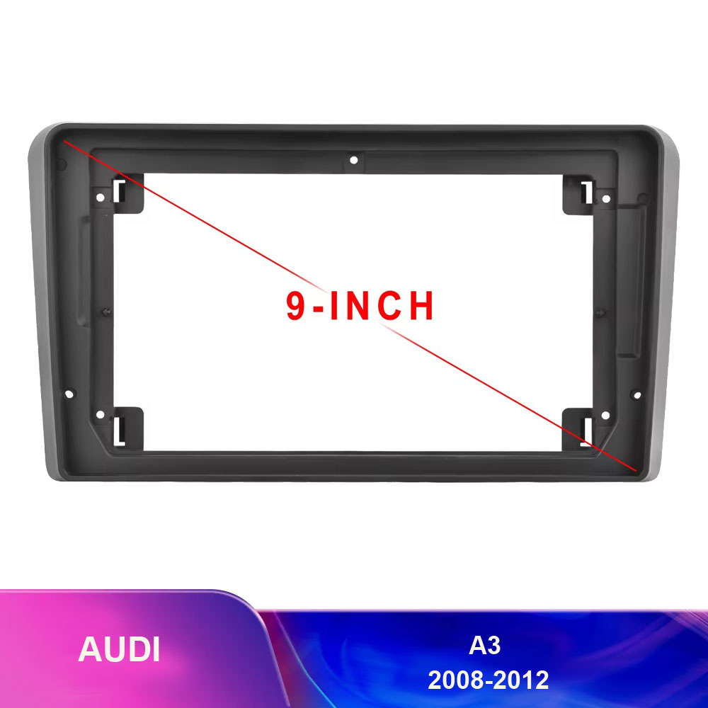 Redukční rámeček A7618 pro autoradio 9", pro Audi A3 2008-2012