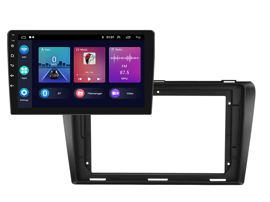 2DIN Autorádio 9" LCD A3018 Android 11 s rámečkem  A7265 pro Mazda 3 (2006-2012)