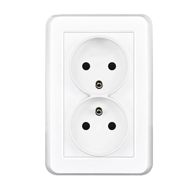 UNIC Elektrick dvojzsuvka 2x230V bl plast