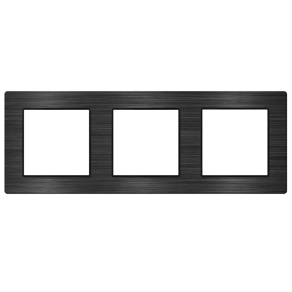 Rmeek 224mm pro 3 moduly (52*52mm) slitina hlinku ern