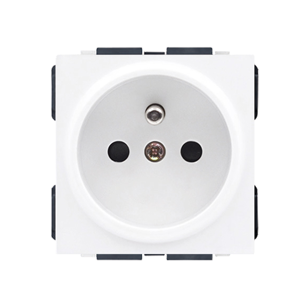 Modul zásuvka 230V bílá